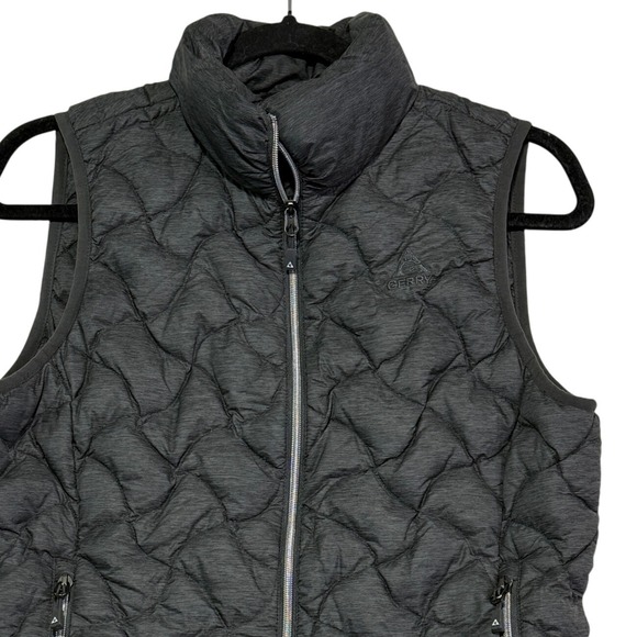 Gerry Women's Puffer Down Vest Quilted Gray Full Zip Lightweight Casual Small - Picture 1 of 4